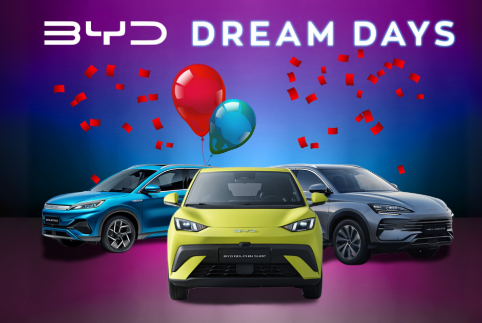 BYD Dream Days: Μια Εβδομάδα Γιορτής για την Ηλεκτροκίνηση