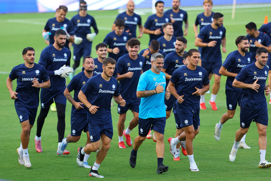 ΦΩΤΟΡΕΠΟΡΤΑΖ από την τελευταία προπόνηση της Εθνικής