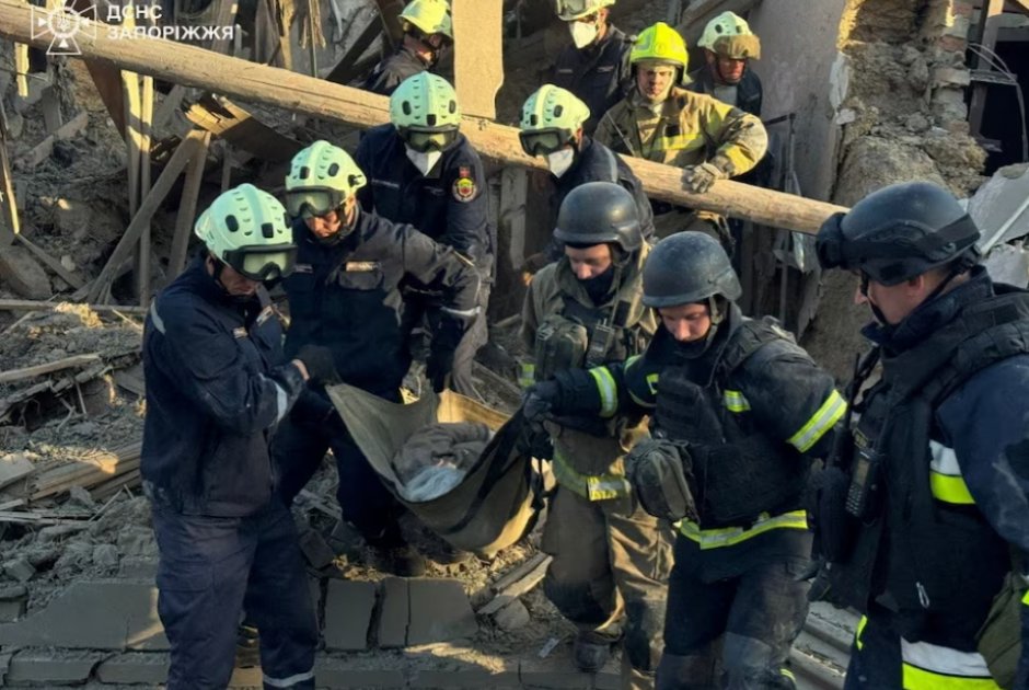 Ρώσικη επίθεση στη Ζαπορίζια: Τρεις νεκροί