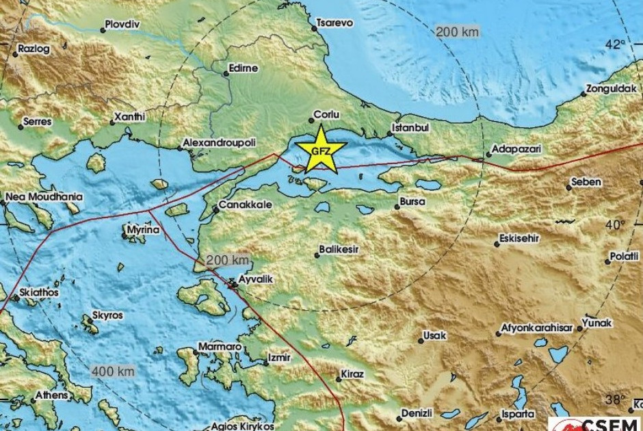 Σεισμός στην Τουρκία