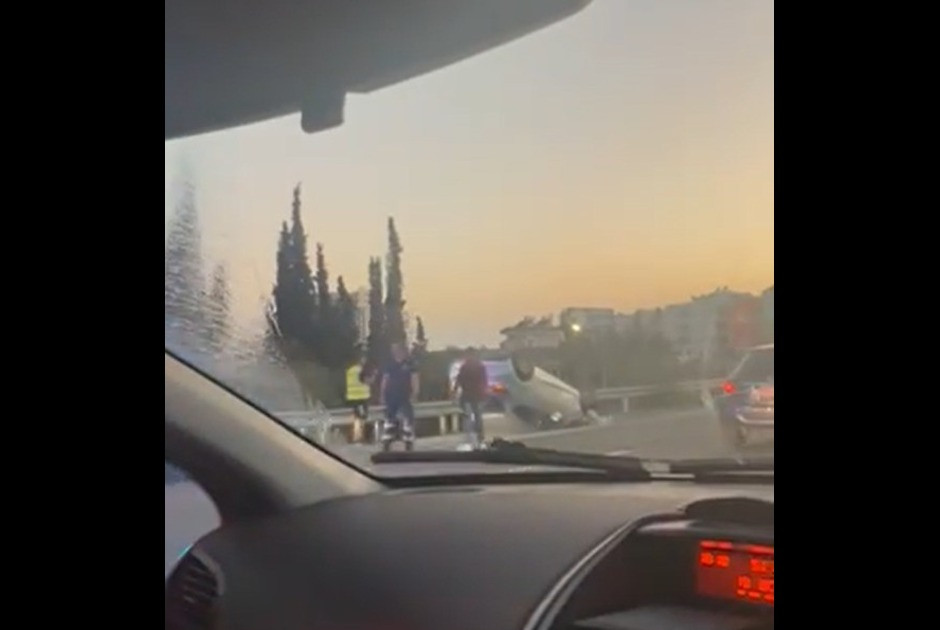 Έκτακτο: Τροχαίο ατύχημα στον αυτοκινητόδρομο Λεμεσού – Πάφου πριν τη Μουτταγιάκα