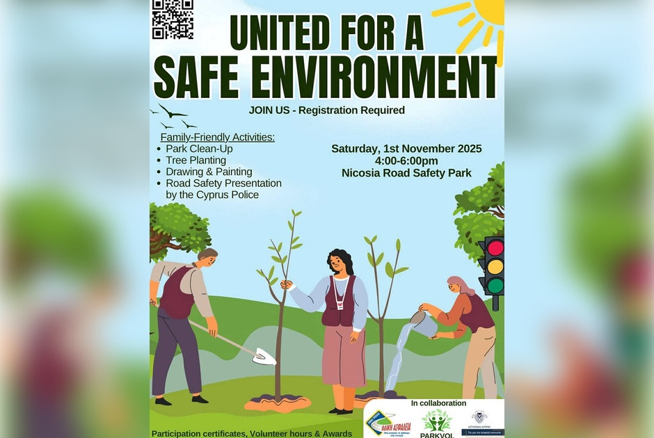 Η Νεανική Ομάδα Εθελοντών Parkvol Ενώνει Δυνάμεις για μια πιο Ασφαλή και Πράσινη Κύπρο