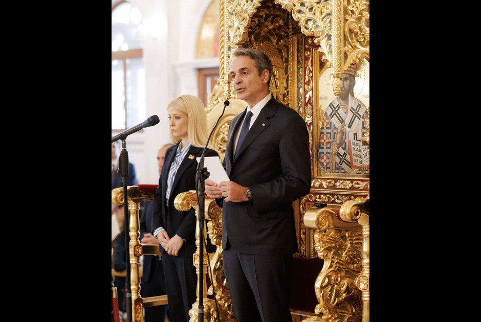 ΔΗΣΥ: Τα πολιτικά μηνύματα που έστειλε ο Μητσοτάκης στο μνημόσυνο Γλαύκου Κληρίδη