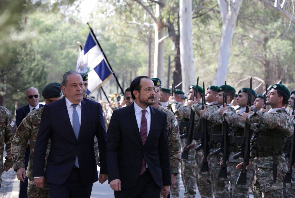 Ν. Χριστοδουλίδης: Ύψιστη προτεραιότητα η συνεχής αναβάθμιση της Εθνικής Φρουράς