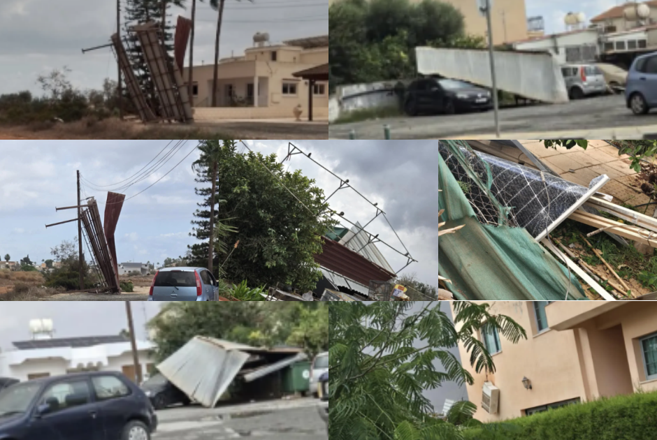 Ανεμοστρόβιλος προκάλεσε ζημιές και καταστροφές σε περιουσίες (ΒΙΝΤΕΟ&ΦΩΤΟΣ)