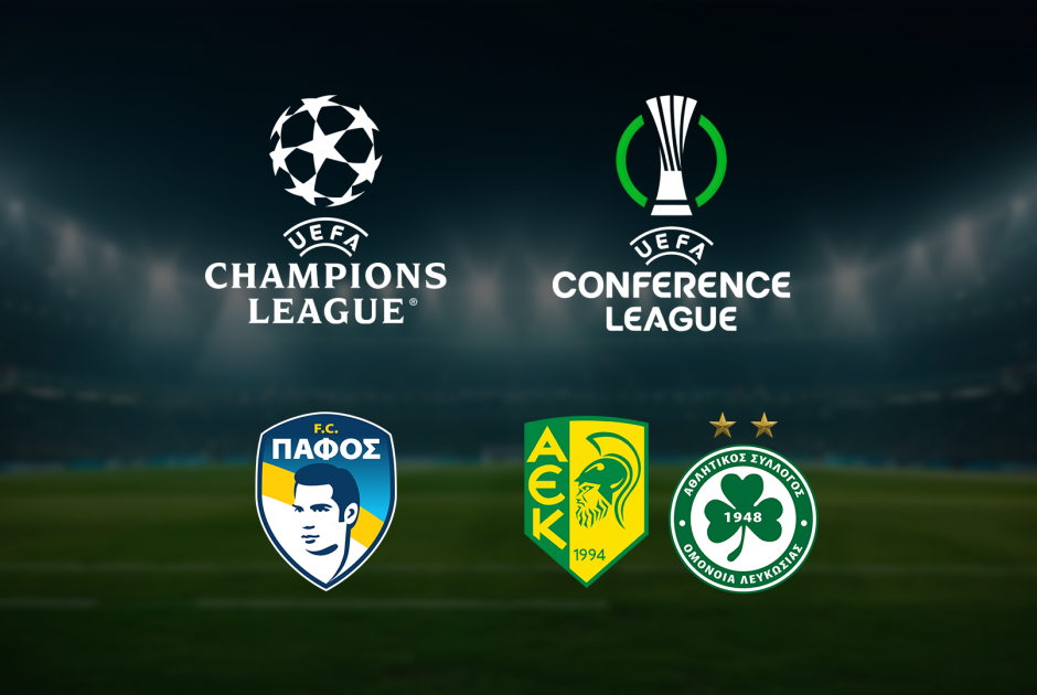 Πόσους βαθμούς χρειάζονται Πάφος, ΑΕΚ και Ομόνοια για να προκριθούν στην επόμενη φάση;