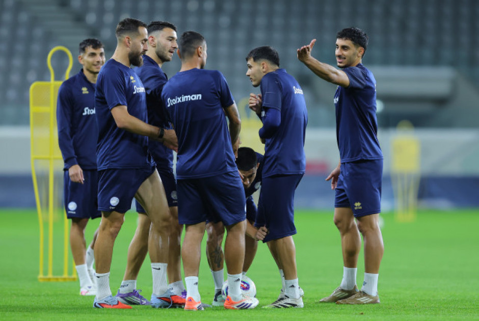 Η προπόνηση της Εθνικής (Φώτο)