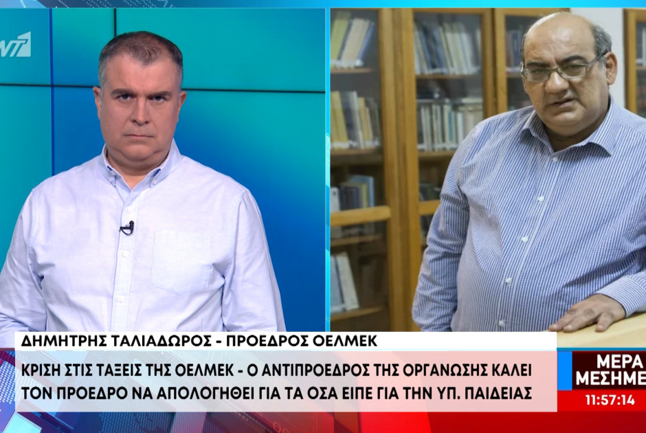 Δεν απολογείται για το σχόλιό του ο Δ. Ταλιαδώρος και τα αλλάζει - «Σας ενοχλεί να ακούτε τη λέξη γυ