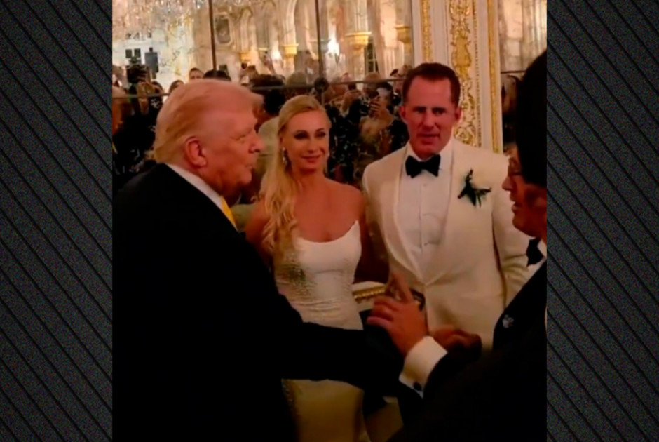 Αιφνιδιαστική εμφάνιση Τραμπ σε γάμο – Έμειναν όλοι έκπληκτοι (ΒΙΝΤΕΟ)