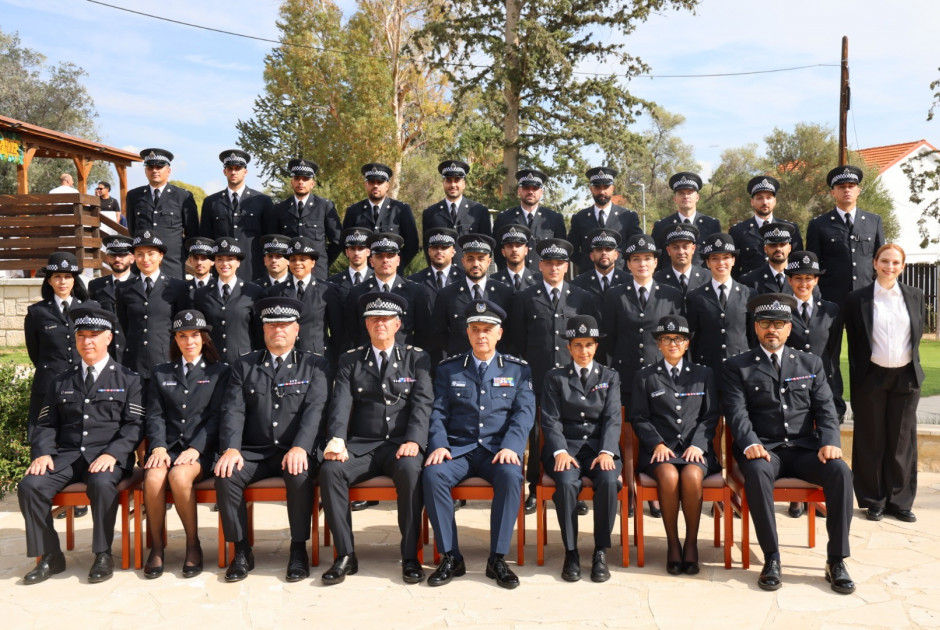 Αστυνομία Βρετανικών Βάσεων: Καλωσόρισε επίσημα 30 νέους αστυνομικούς