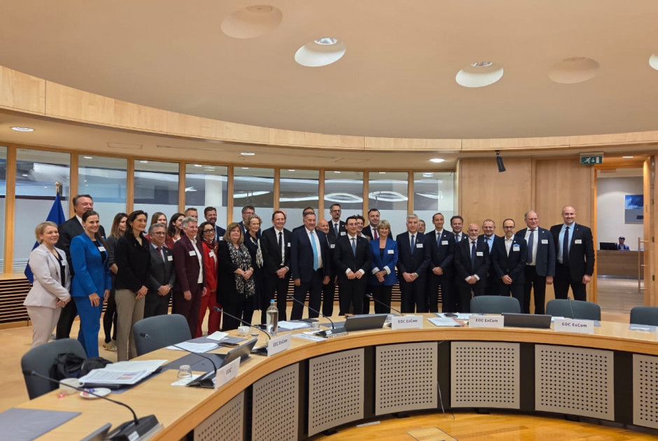 Συμμετοχή του Προέδρου της ΚΟΕ Γεώργιου Χρυσοστόμου στο διάλογο υψηλού επιπέδου για τον ευρωπαϊκό αθ