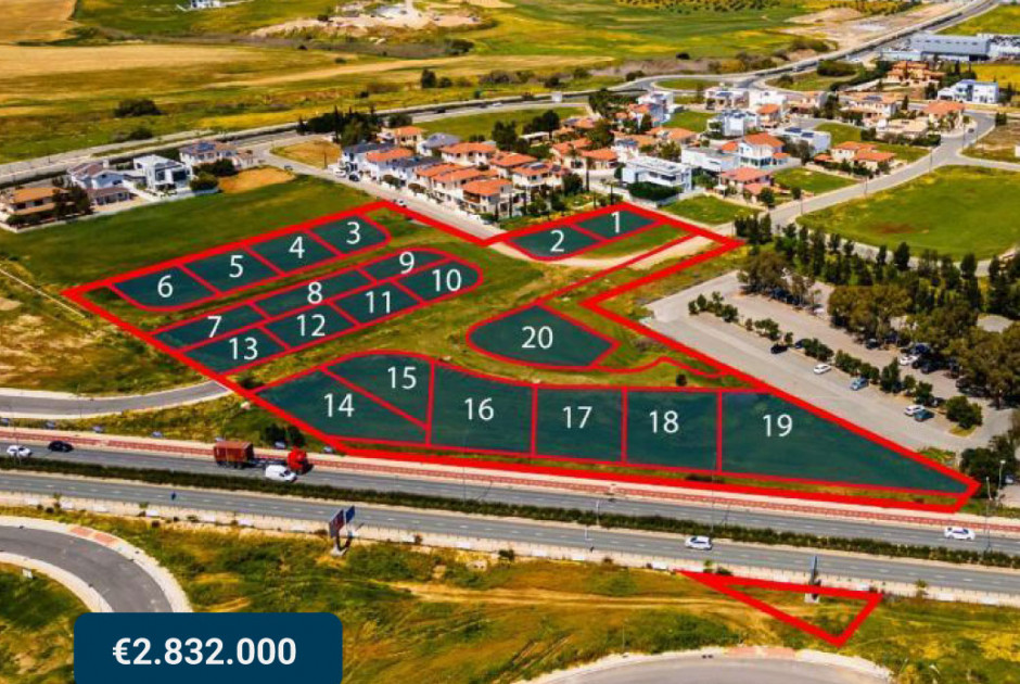 Οικιστικά οικόπεδα στη Λευκωσία από την Gordian