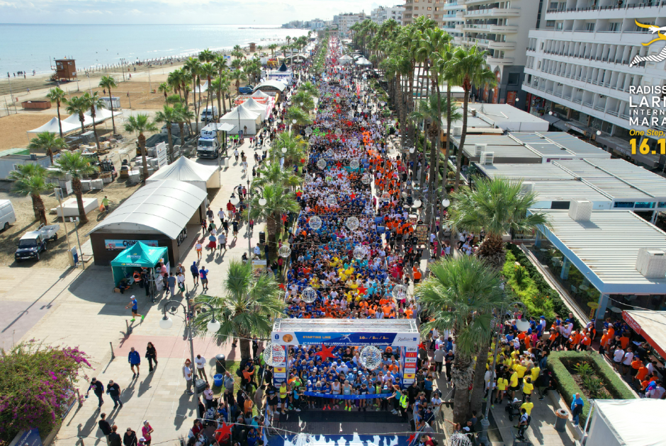 Όλα έτοιμα για τον Radisson Blu Διεθνή Μαραθώνιο Λάρνακας (Κυκλοφοριακές ρυθμίσεις)