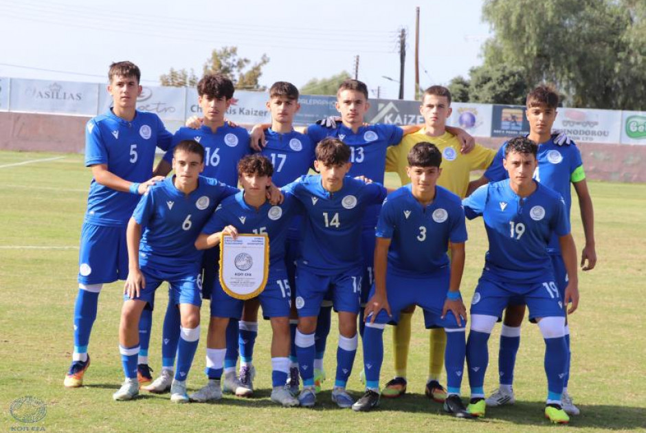 Ήττα για την Εθνική Παίδων Κ-15 με 2-1 από την Σκωτία