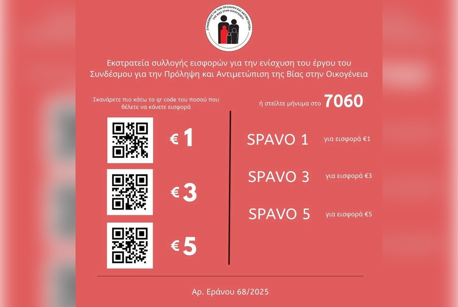 «Μαζί προστατεύουμε ζωές – Στήριξε τα προγράμματα πρώτης γραμμής»