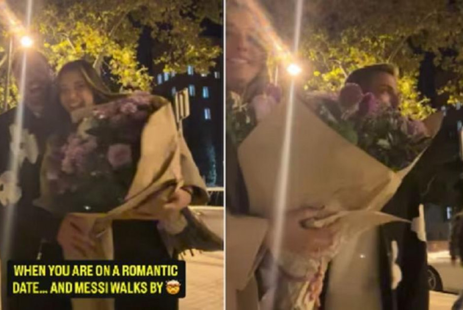 Ζευγάρι τραβούσε βίντεο σε ρομαντικό ραντεβού και πέρασε από πίσω τους ο... Μέσι