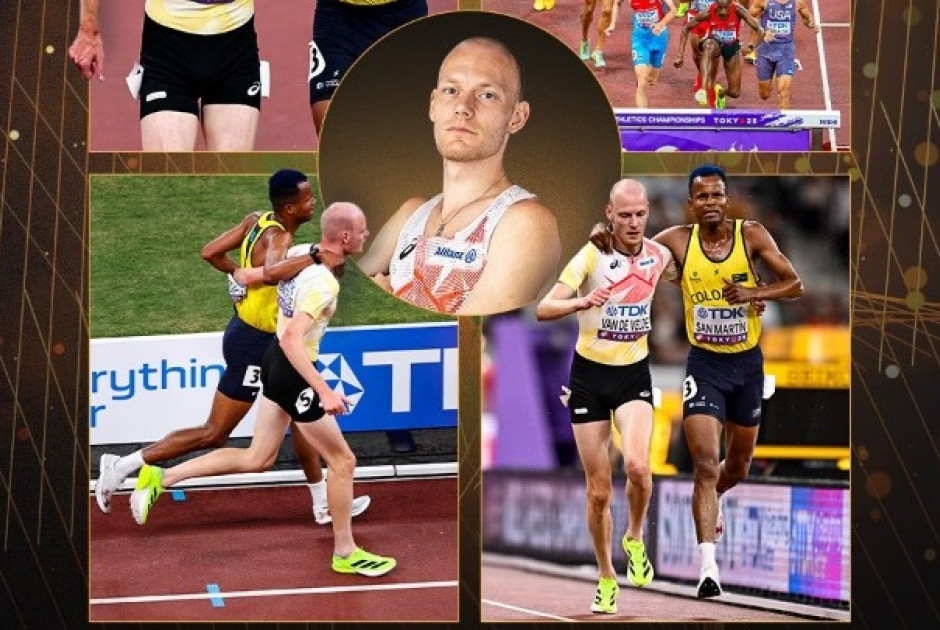 Ο Τιμ Βαν Ντε Βέλντε κατέκτησε το Διεθνές Βραβείο Fair Play