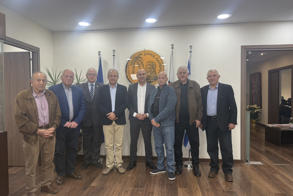 Συνάντηση Δημάρχου Λάρνακας με την Ένωση Εκτοπισμένων Κοινοτήτων Αμμοχώστου