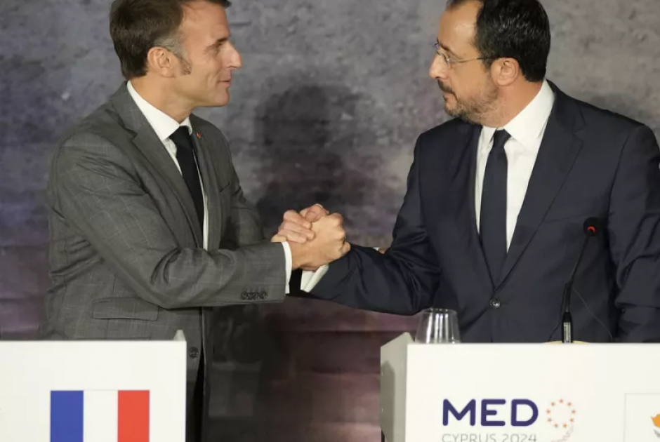 ΠτΔ-Μακρόν: Σήμερα στο Παρίσι υπογράφουν συμφωνία στρατηγικής εταιρικής σχέσης Κύπρου
