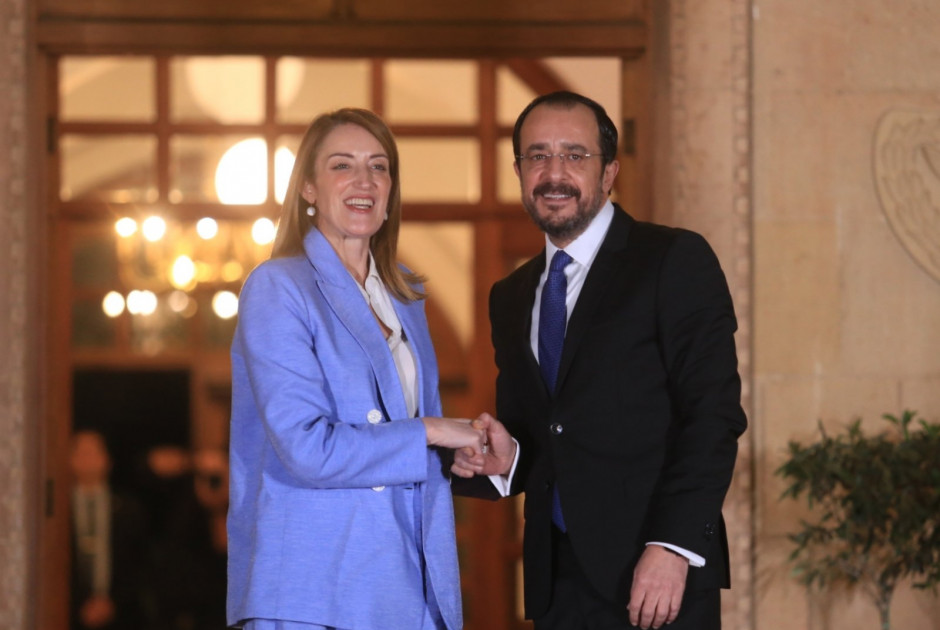 Στο Προεδρικό η Μέτσολα: Συνάντηση με ΠτΔ και διευρυμένη Διάσκεψη Προέδρων ΕΚ