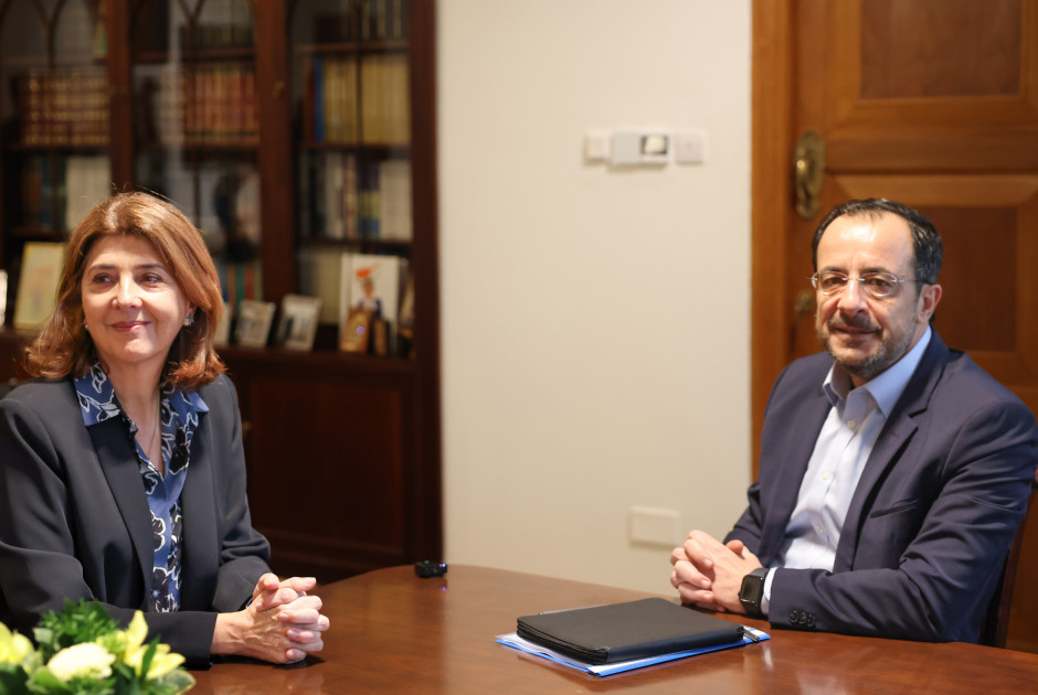 Θετικό κλίμα από τη συνάντηση Ολγκίν - Χριστοδουλίδη