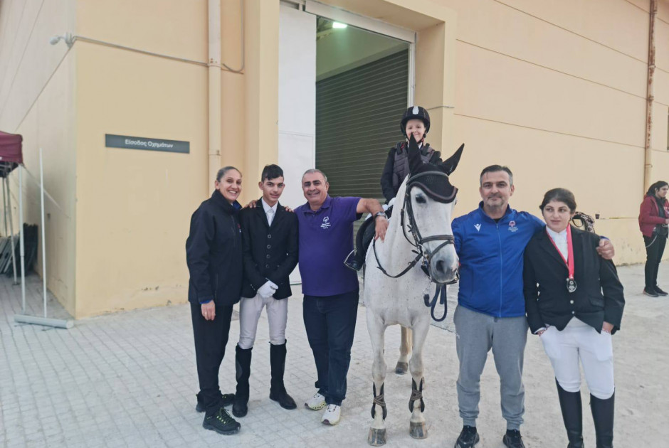 Επέστρεψε με 5 μετάλλια η Kυπριακή αποστολή που συμμετείχε στους Πανελλήνιους Αγώνες Ιππασίας