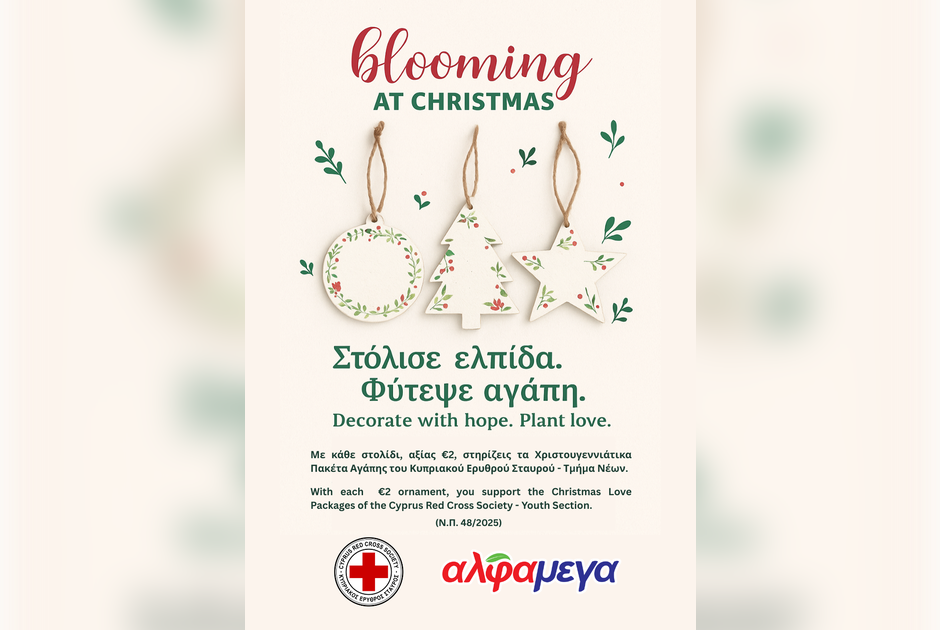 «Blooming at Christmas» - Εναλλακτικά χριστουγεννιάτικα στολίδια