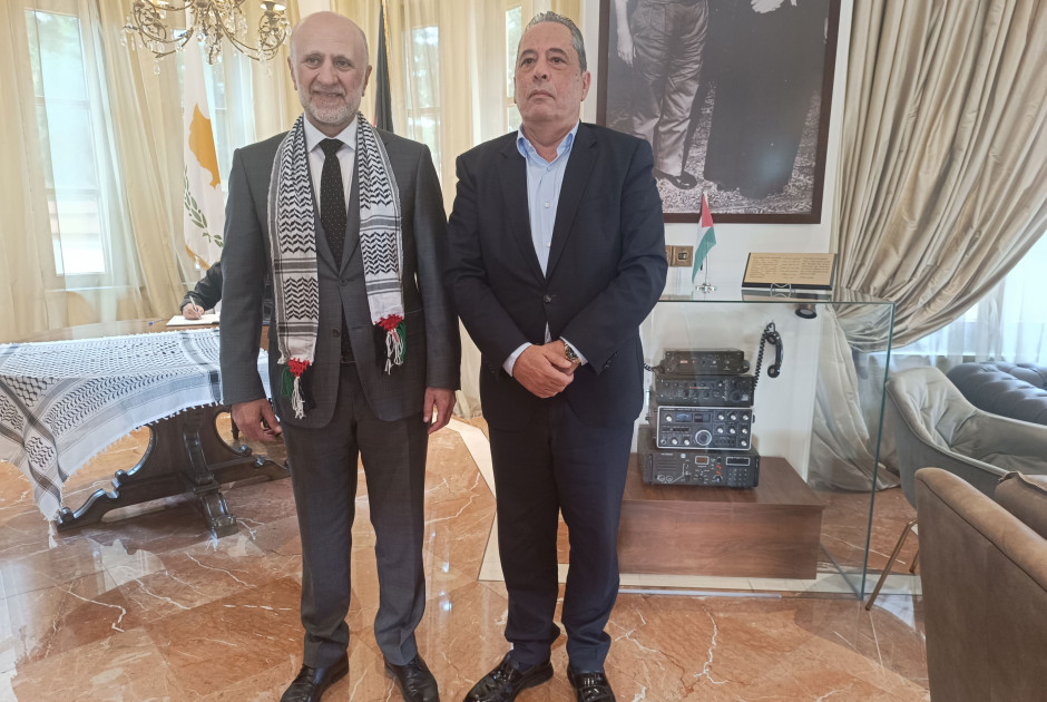 Β. Πάλμας: Η Κύπρος υπέρ της λύσης δύο κρατών στην Παλαιστίνη