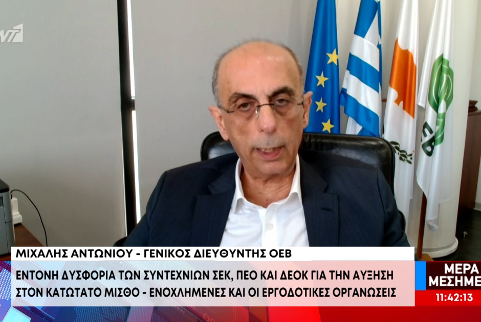 Μ. Αντωνίου: Επιπτώσεις στην οικονομία και τη βιωσιμότητα των επιχειρήσεων η αύξηση του κατώτατου μισθού (ΒΙΝΤΕΟ)