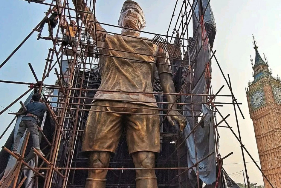 Η Ινδία αποθεώνει τον Μέσι με άγαλμα 21 μέτρων – Το ψηλότερο άγαλμα ποδοσφαιριστή