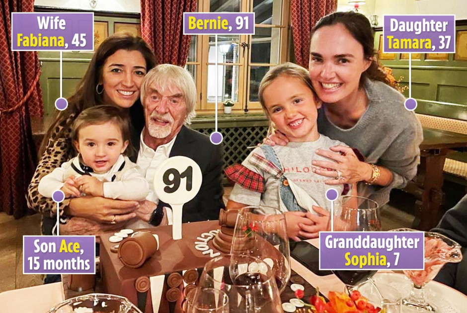 Αυτός 95 χρόνων, η μεγάλη κόρη 70 και ο μικρός γιος στα 5 - Ο θρύλος της Formula 1 μιλά ανοιχτά για την οικογένειά του