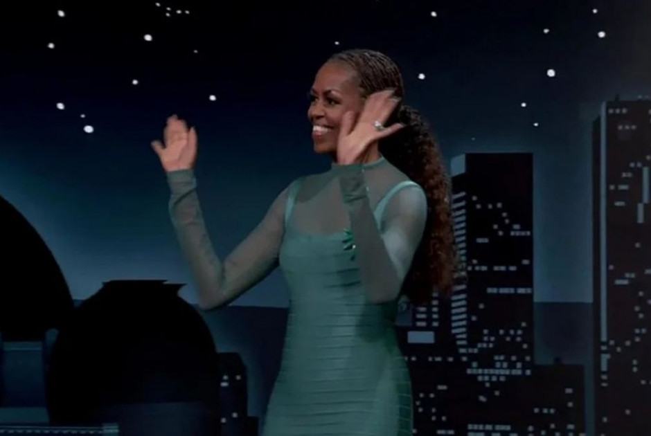 Αγνώριστη η Μισέλ Ομπάμα στον Τζίμι Κίμελ