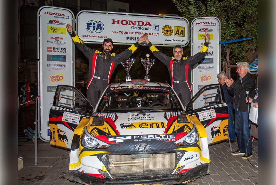 Πρωταθλητές Κύπρου οι Γιάγκου/Νικολάου της Petrolina Racing Team