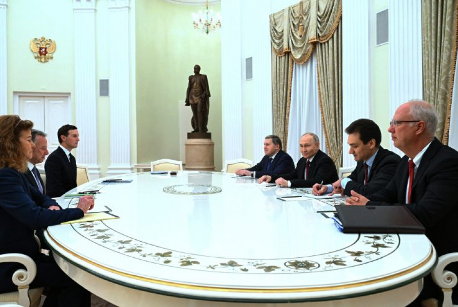 Κρεμλίνο: Σε πλήρη εξέλιξη οι διαβουλεύσεις Πούτιν με Γουίτκοφ και Κούσνερ για την Ουκρανία