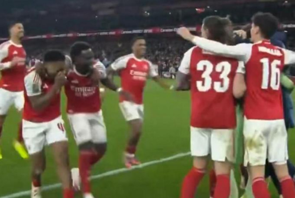 Οι παίκτες της Άρσεναλ ξέσπασαν στα γέλια μετά την ρισκαδόρικη επιλογή του Κέπα στα πέναλτι! (ΒΙΝΤΕΟ