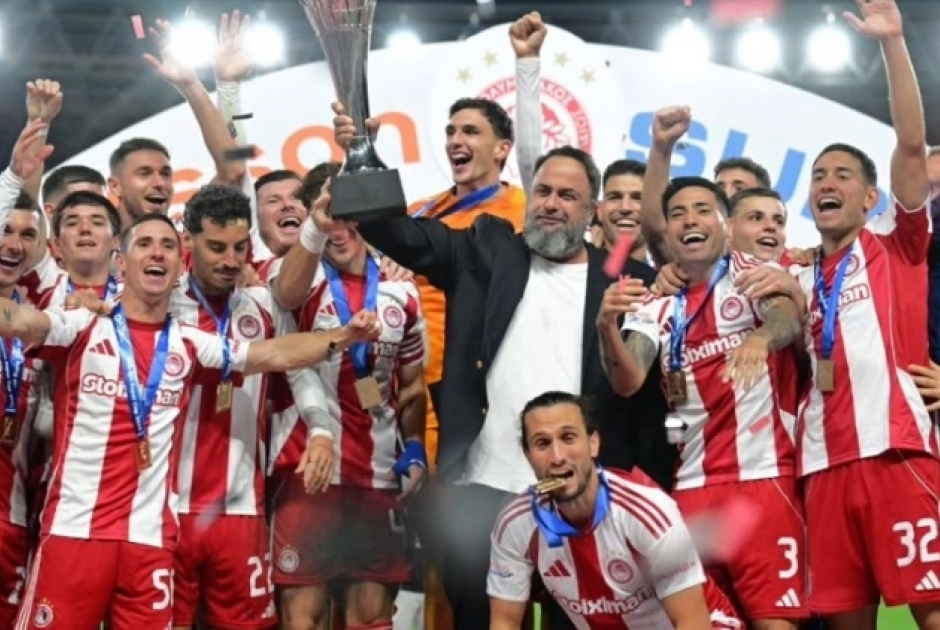 Μαρινάκης: "Φτάσαμε στο χρυσό τρεμπλ των 100 χρόνων"