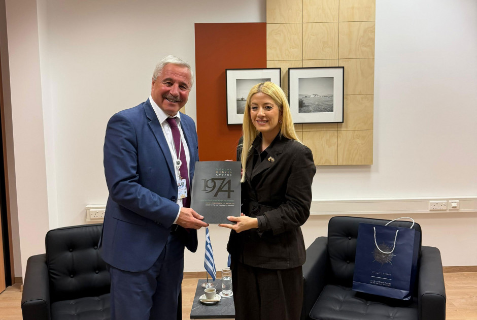 Συνάντηση ΠτΒ με Ευρωβουλευτή Μανιάτη: «Η Κύπρος ως γέφυρα διαλόγου»