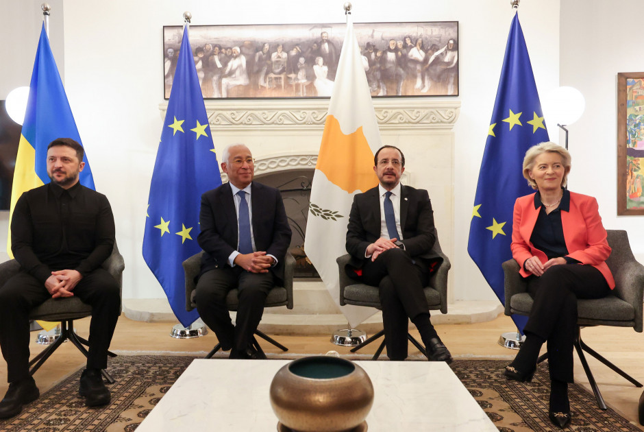 Στο Προεδρικό Κόστα, φον ντερ Λάιεν, Ζελένσκι για τετραμερή με ΠτΔ