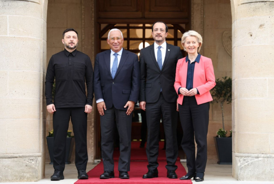 Ολοκληρώθηκε η τετραμερής συνάντηση ΠτΔ με Κόστα, φον ντερ Λάιεν και Ζελένσκι