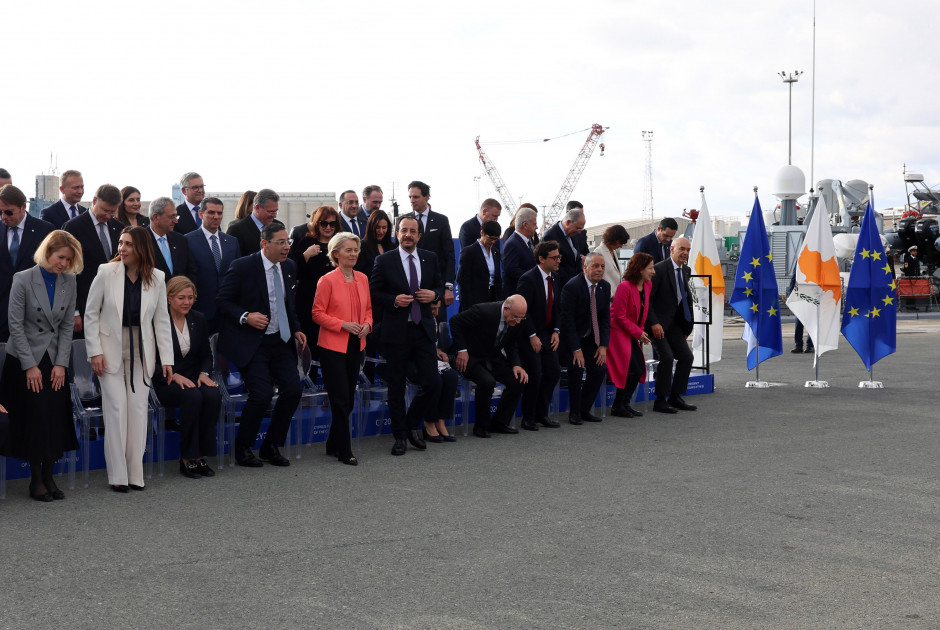 ΠτΔ – Ούρσουλα: Στο νέο λιμάνι Λεμεσού για τις εργασίες του Κολεγίου των Επιτρόπων