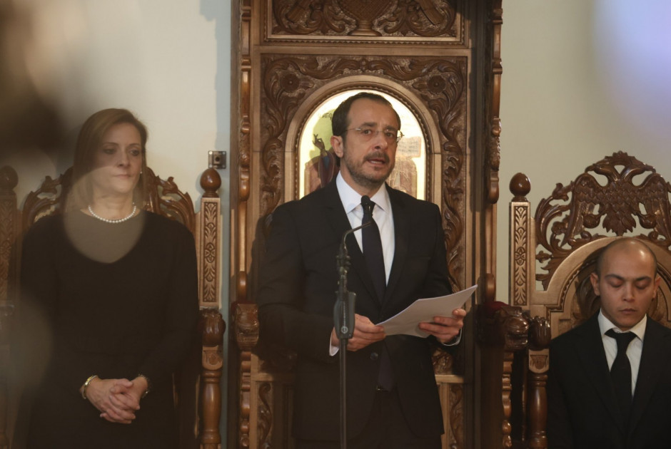 ΠτΔ: «Καλό σου ταξίδι, Πρόεδρε!» - Συγκίνηση στον επικήδειο του Ν. Χριστοδουλίδη για τον Γιώργο Βασιλείου