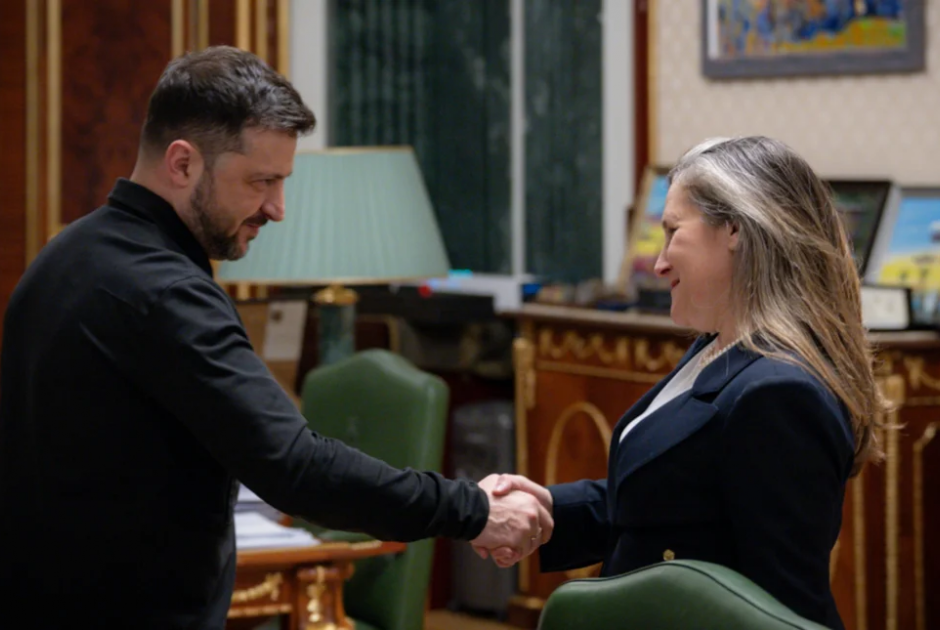 Πρώην αντιπρόεδρος του Καναδά η νέα οικονομική σύμβουλος του Ζελένσκι