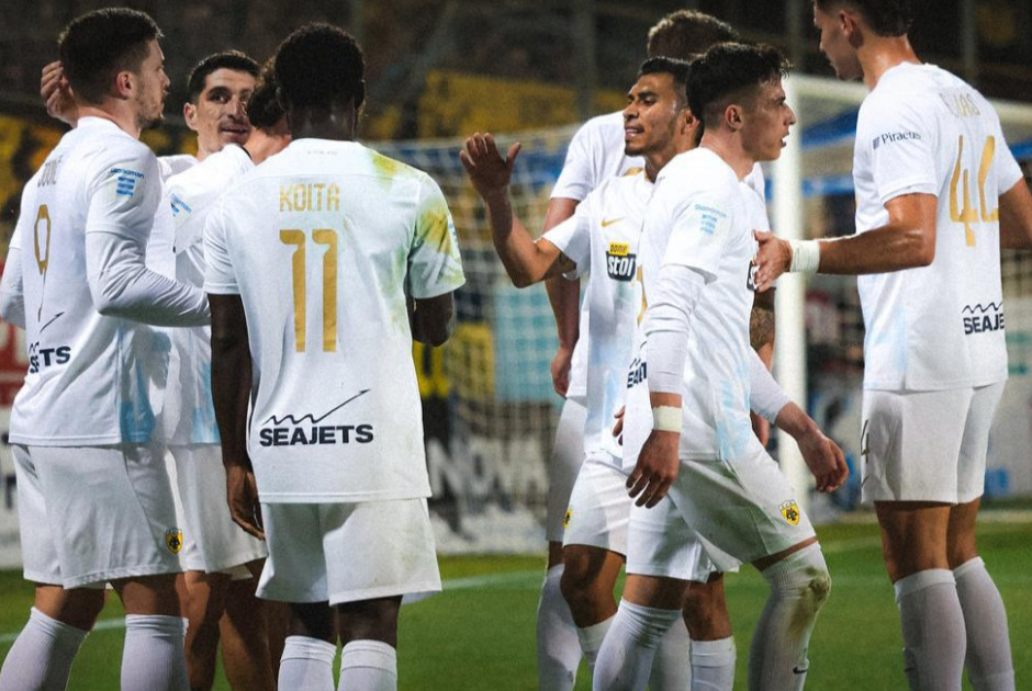 Αστέρας AKTOR – ΑΕΚ 0-1: Η Ένωση έφυγε με το διπλό από την Τρίπολη με καυτό Γιόβιτς και σωτήρα Στρακόσα