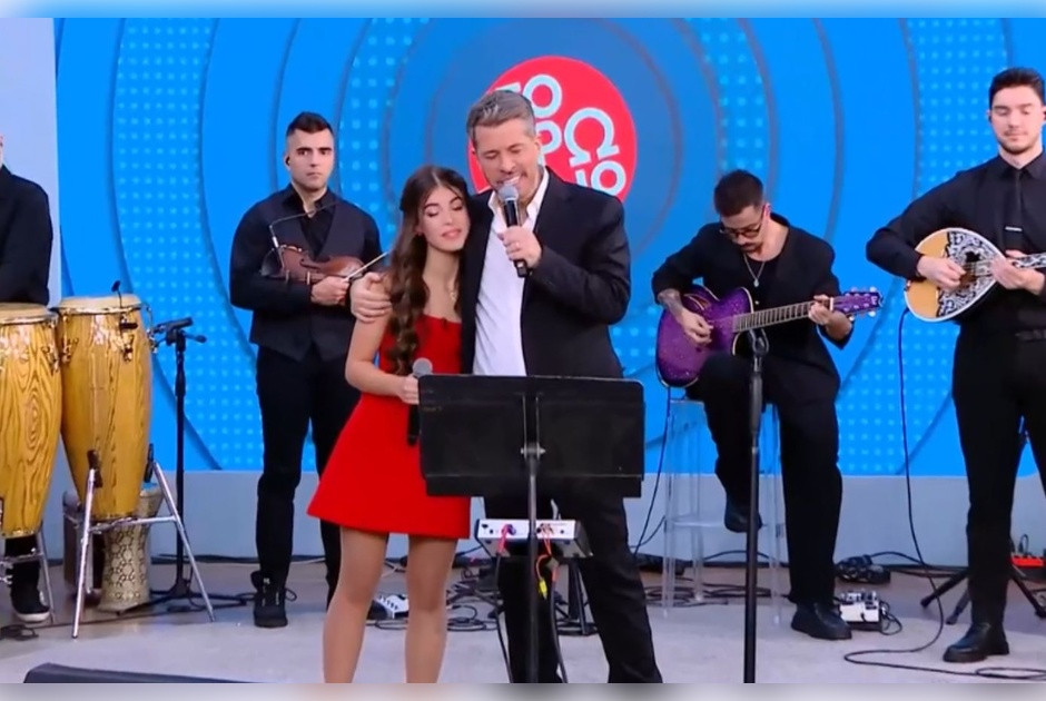 Γιάννης Πάριος: Η εγγονή του έκανε το ντεμπούτο της στο τραγούδι