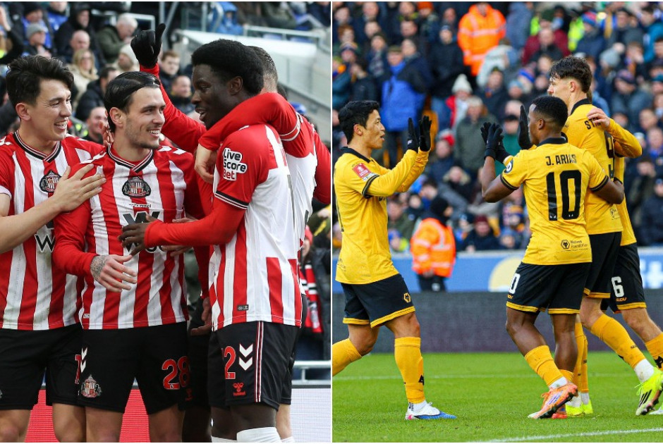 Στον επόμενο γύρο του FA CUP Σάντερλαντ, Γουλβς και Λέστερ