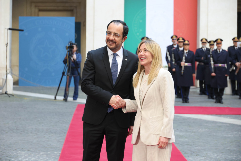 Μελόνι: Η Ιταλία αναπτύσσει φρεγάτα στην Κύπρο