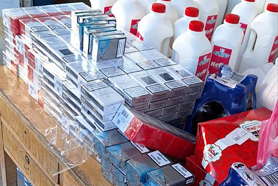 Ήρθε από τα κατεχόμενα φορτωμένος τσιγάρα και δεκάδες λίτρα κκεφίρ (ΦΩΤΟΣ)