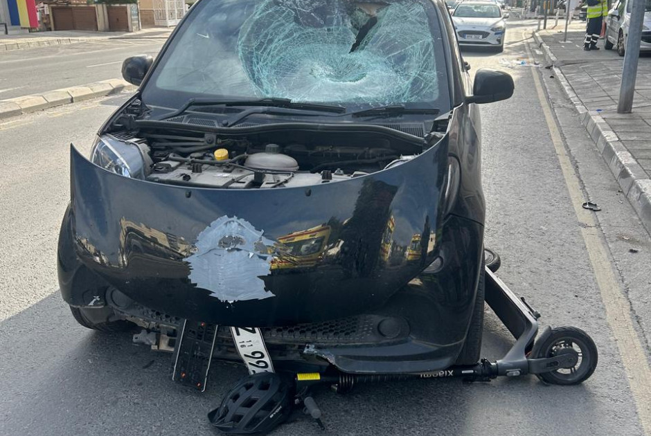 Σε κρίσιμη κατάσταση η 26χρονη από το τροχαίο με πατίνι στη Λεμεσό (ΦΩΤΟ)