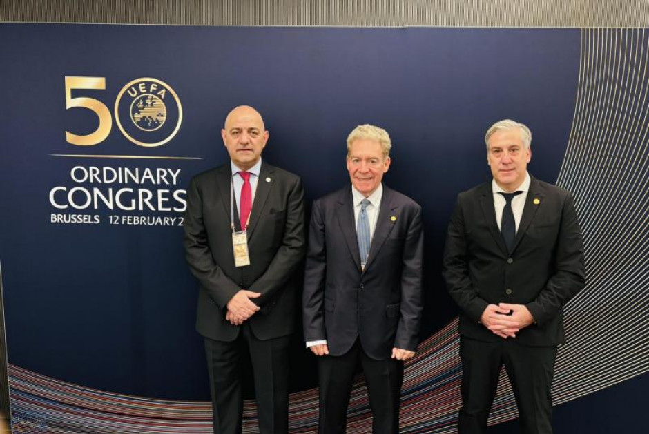 &Epsilon;&kappa;&pi;&rho;&omicron;&sigma;ώ&pi;&eta;&sigma;&eta; &tau;&eta;&sigmaf; &Kappa;&Omicron;&Pi; &sigma;&tau;&omicron; 50&omicron; &Kappa;&omicron;&gamma;&kappa;&rho;έ&sigma;&omicron; &tau;&eta;&sigmaf; UEFA