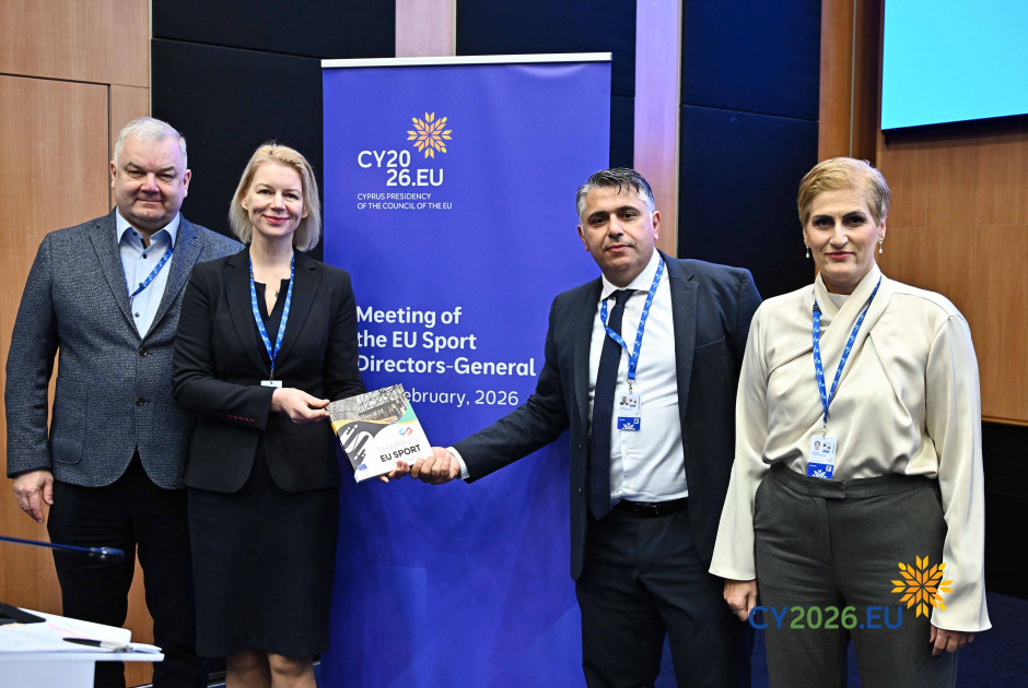 Ψυχική Υγεία και Μεσογειακή Συνεργασία στο επίκεντρο  κατά την ολοκλήρωση της Συνάντησης Γενικών Διευθυντών Αθλητισμού της  Ε.Ε.